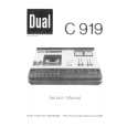DUAL C-919 Manual de Servicio